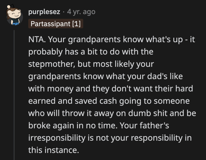 They've probably been monitoring his choices, and he didn't meet their expectations.