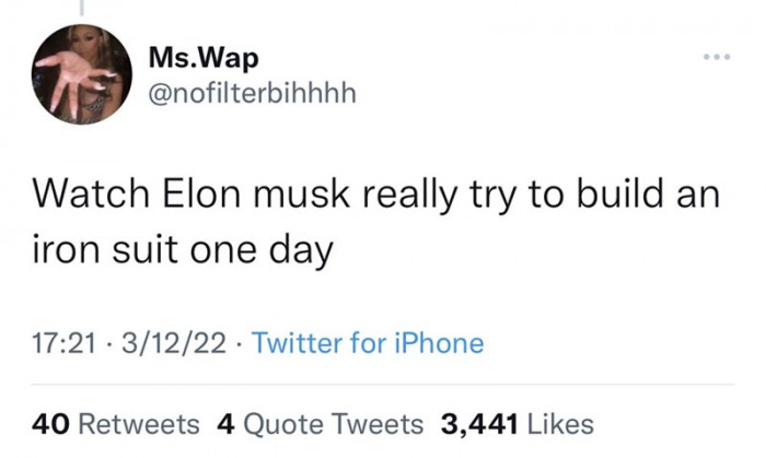 He might have built one already and is just creating one version after another, storing them in a huge basement