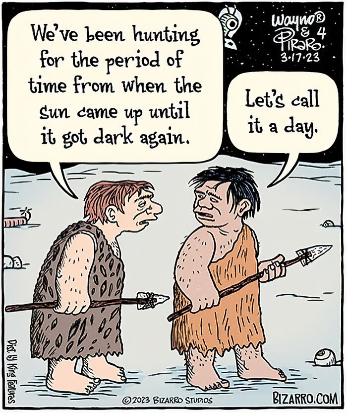 21. Let's call it a day