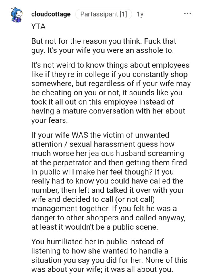 It's not weird to know things about employees