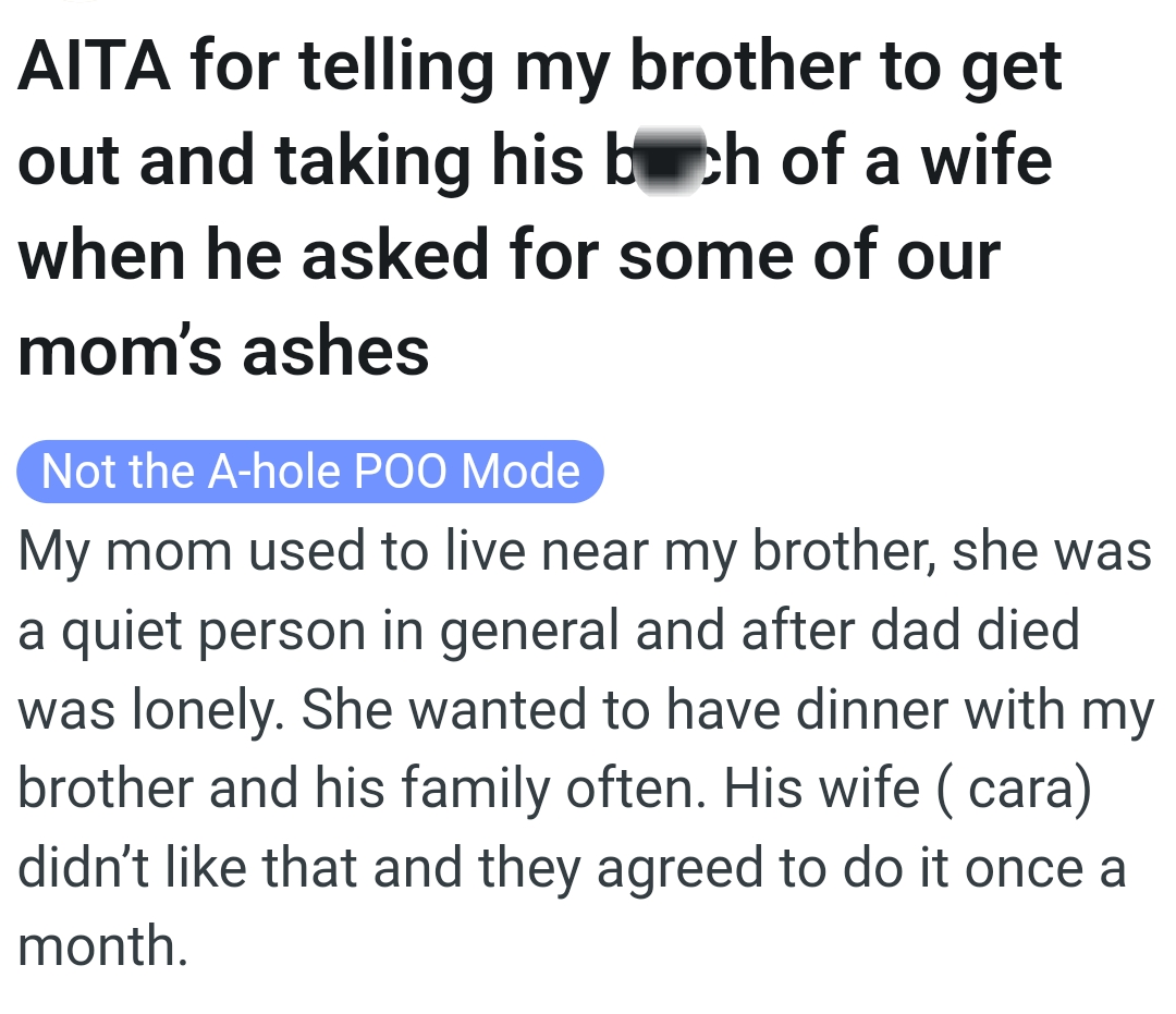 The OP Kicks Off His Story