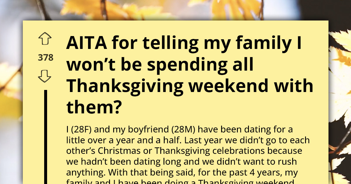 Holiday Plans Get Messy When One Lady Decides To Split Her Family Time With Her Boyfriend’s Family