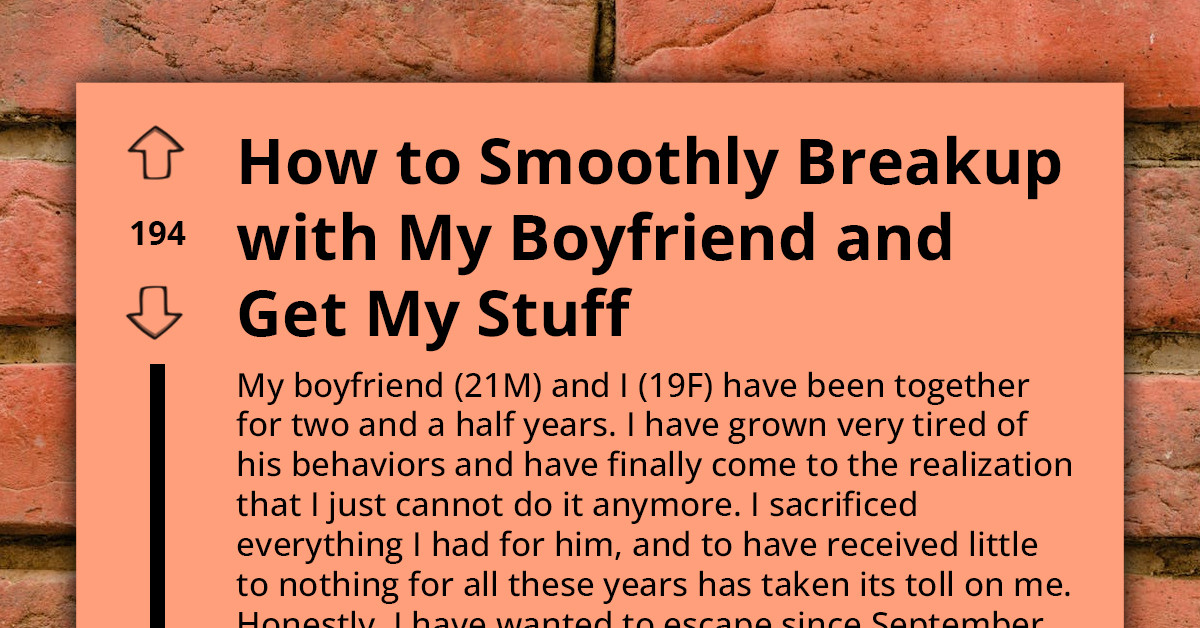 Lady Seeks Advice Online on How to Smoothly Break Up with Her Boyfriend of Over Two Years; Redditors Respond
