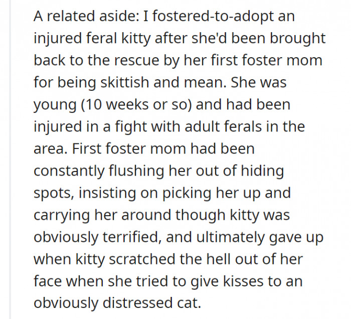 Here's a personal experience from the commenter: