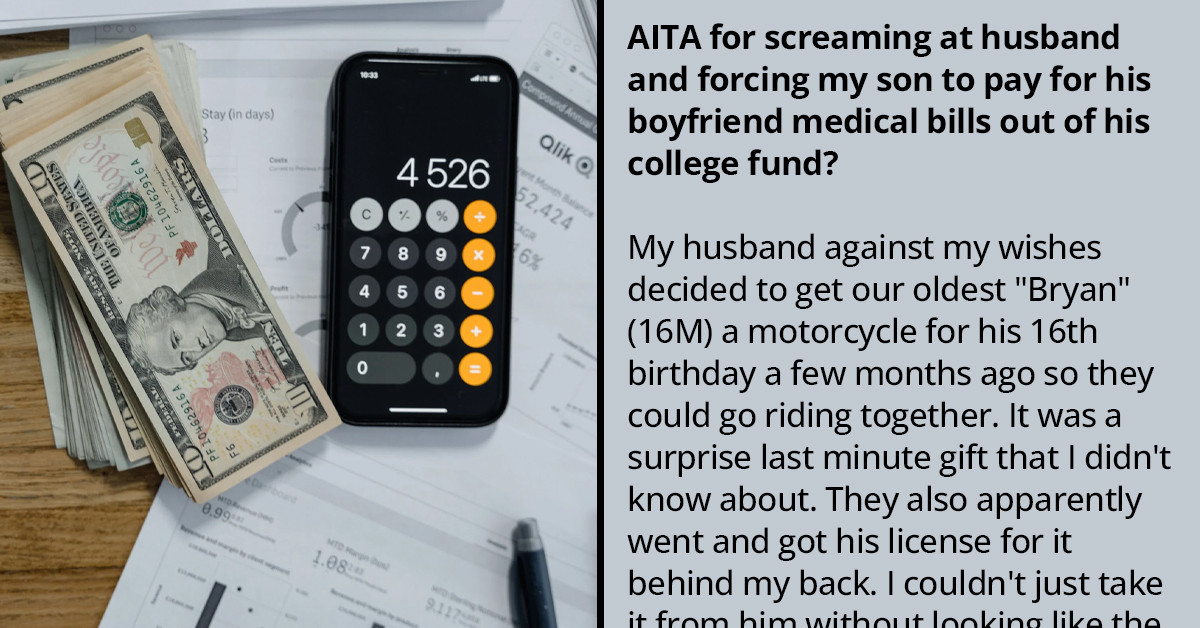 Mom Forces Her Son To Pay For His BF’s Medical Expenses Because He Got Him Hurt In A Bike Accident