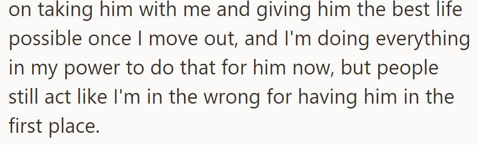 He plans to give Nibbles the best life once he moves out, but faces criticism.