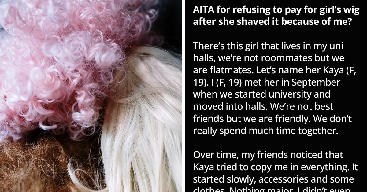 College Student Pretends To Shave Her Head To Confirm Her Copycat Flatmate's Obsession With Her