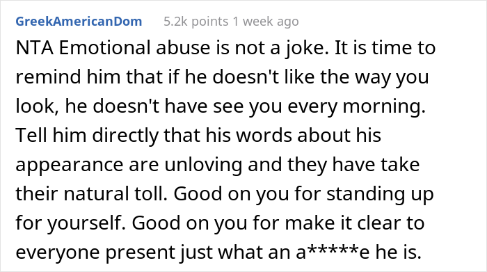 It's clear who the jerk is in this situation.