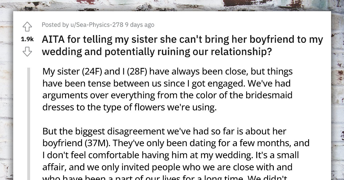 Woman Threatens to Boycott Sister’s Wedding After She Refuses to Extend Invitation to Her Boyfriend
