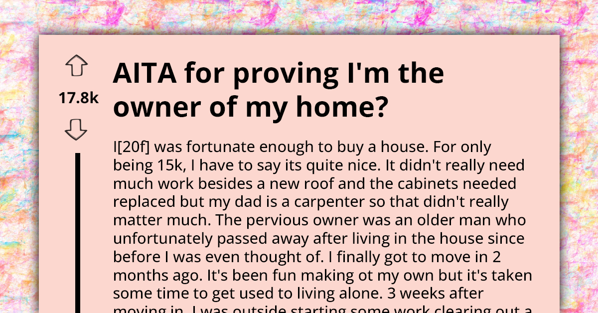 20 Y.O. Woman Gets Cops Called On Her For "Squatting" Because Neighbor Doesn't Believe That She Could Own House