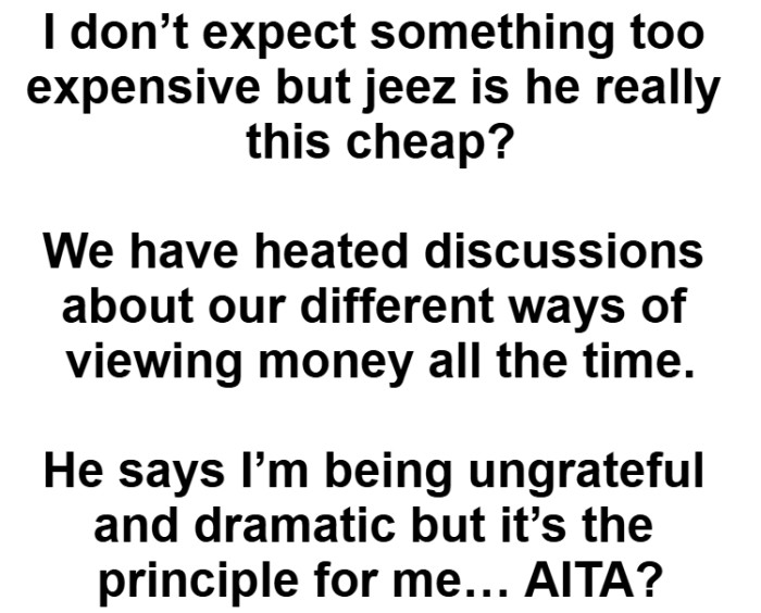 They have different ways of viewing money