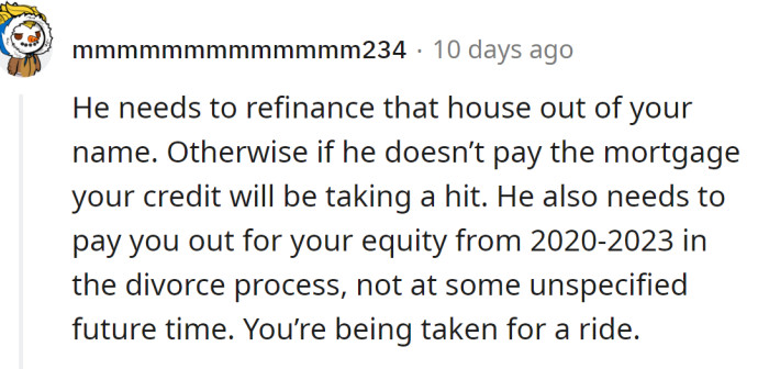 One Redditor agreed with the OP that it's not fair