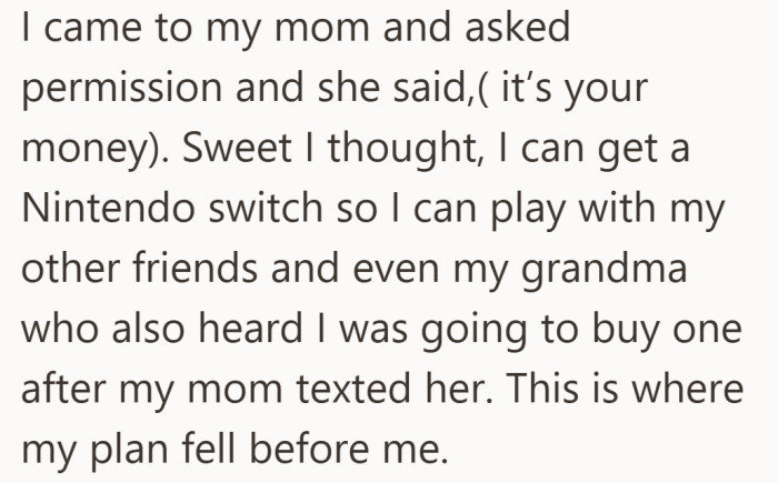 He got the green light and started picturing how he would use it and who he would play with.