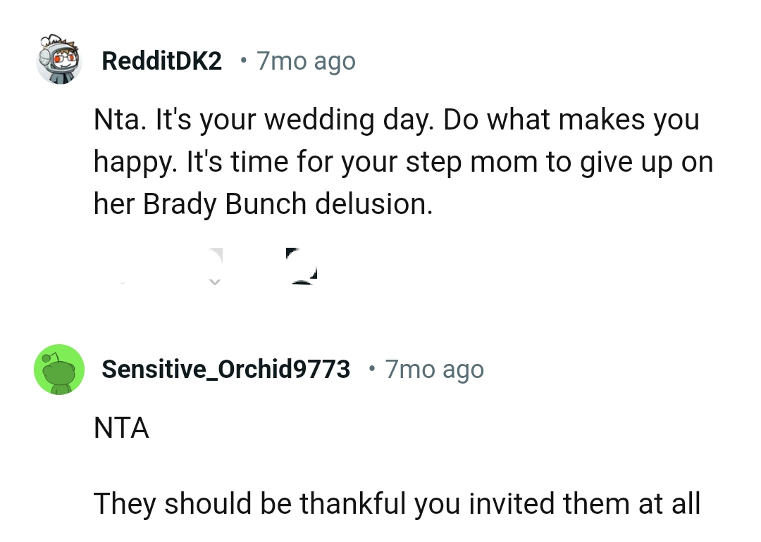 The OP Should Do What Makes Her Happy