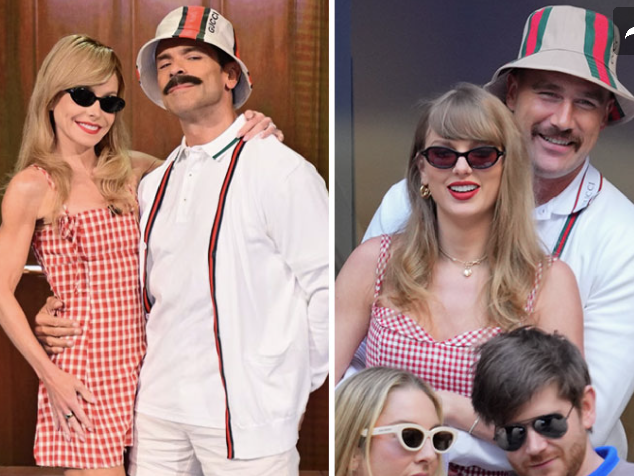 23. Kelly Ripa and Mark Consuelos as Taylor Swift and Travis Kelce