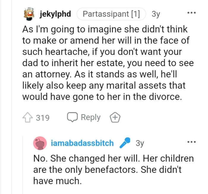 The OP needs to see an attorney