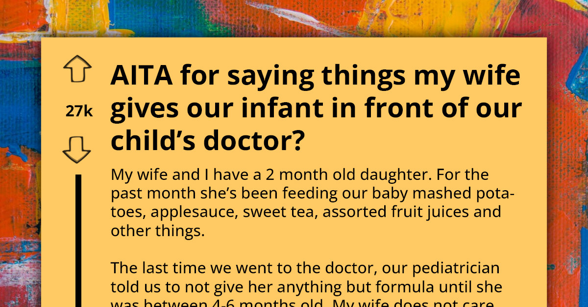Redditors Help New Dad Realize His Wife Is Suffering From Postpartum Psychosis After He Asked About Her Feeding Their Two-Month-Old Oatmeal