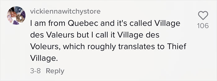 It's not a Value Village but a Thief Village