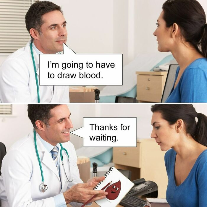 24. The blood had been drawn