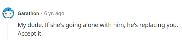 Accept the defeat. Or the win—whatever you want to view it as!