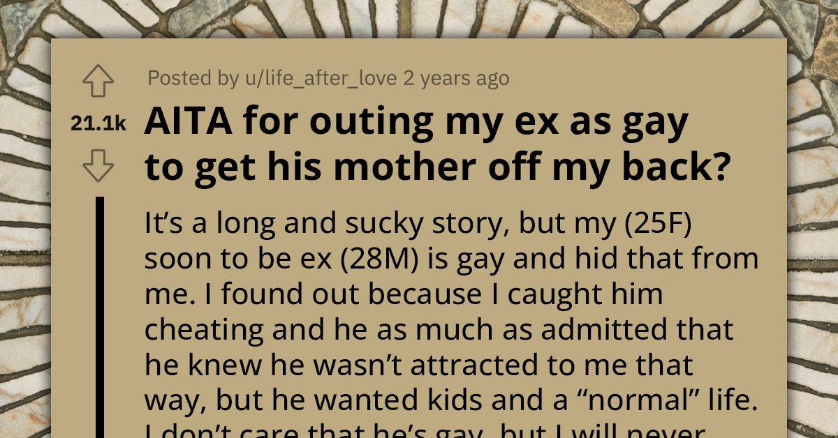 Woman Reveals Her Ex-Husband's Sexuality To His Fundamentalist Mother, Sparking A Huge Family Drama