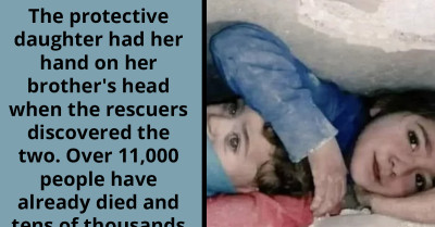 Rescuers Find Seven-Year-Old Girl Who Has Been Protecting Baby Brother Under The Earthquake Rubble For 17 Hours, Video Goes Viral And Melts Hearts