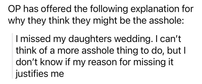 OP thinks he might potentially be the a-hole for the following reason: