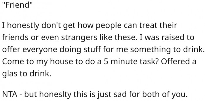 15. You're supposed to treat workers nicely.