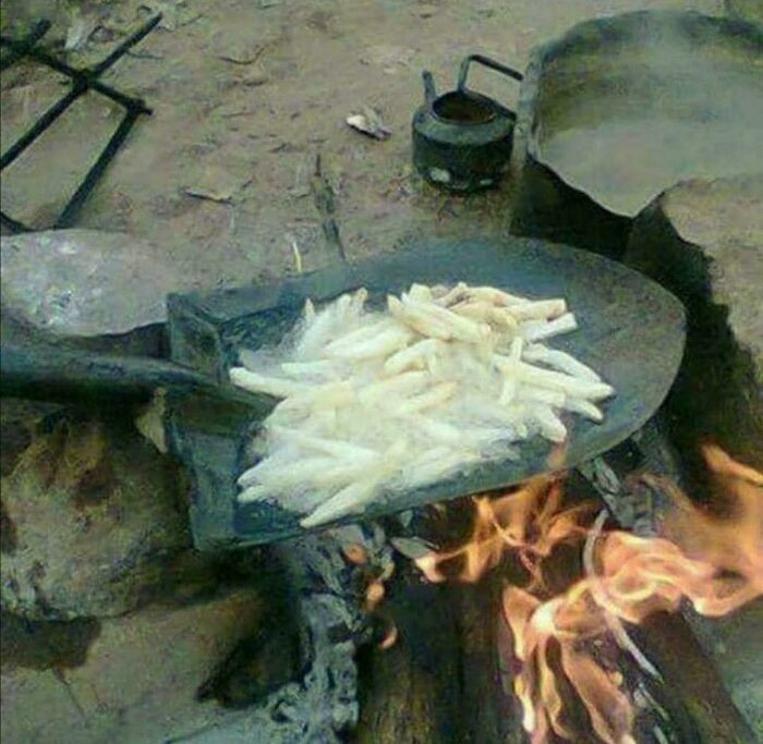 23. Just grab the closest thing to a pan