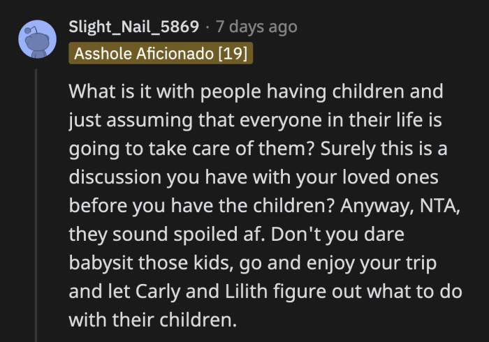 OP should borrow some of her twin's energy and put her foot down against her two entitled older sisters