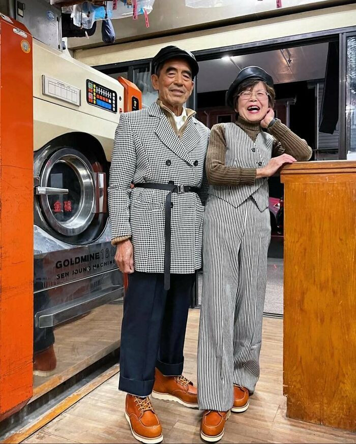 "Taiwanese Couple Wear Clothes That Were Left Behind At Their Laundromat"