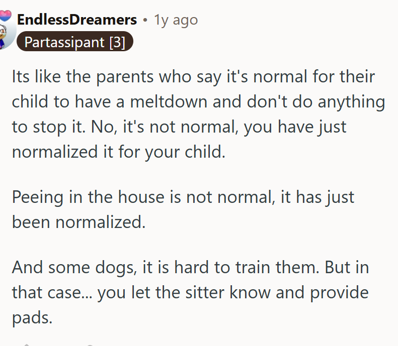 This Redditor disagrees