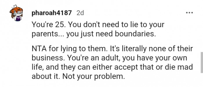 It's literally none of their business