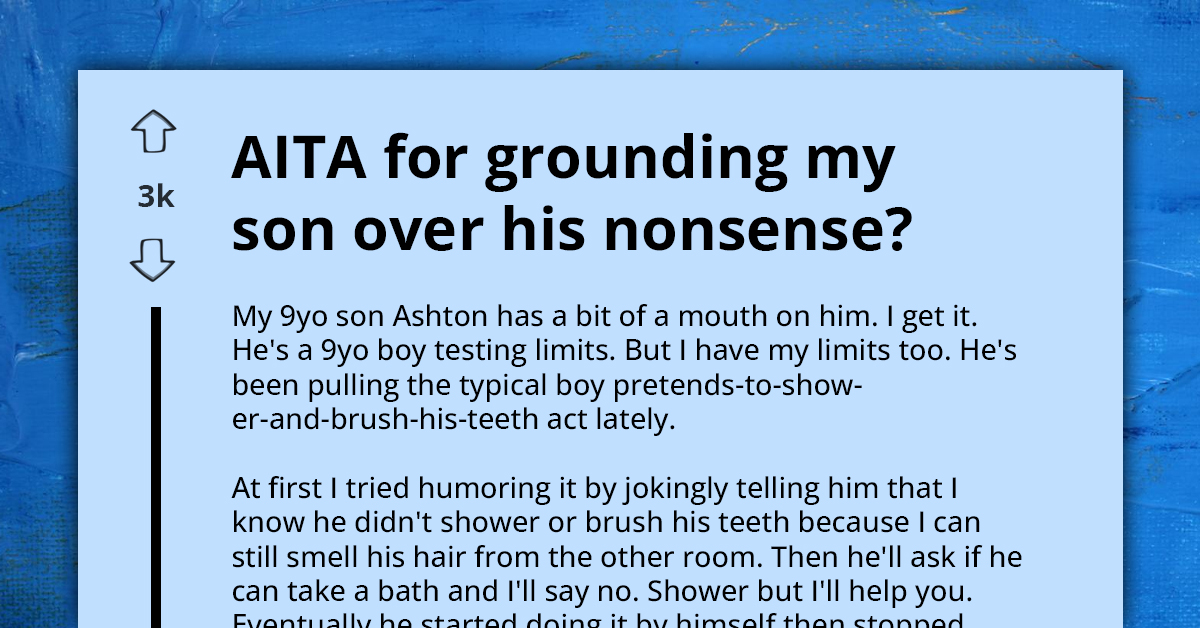 Man in Problem Because of Differing Views on Disciplining Child's Fibbing About Cleanliness