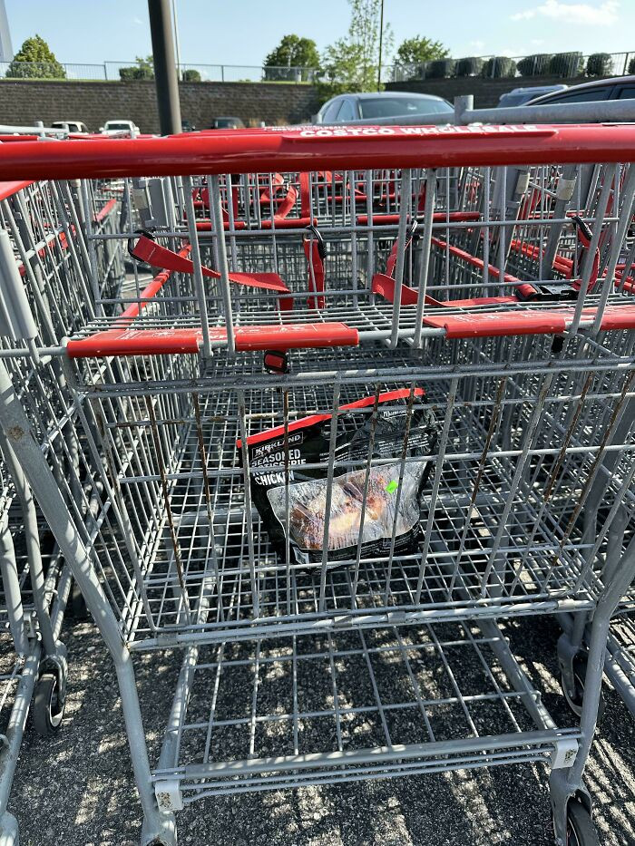 "Someone Forgot Their Rotisserie Chicken In Their Cart At Costco"