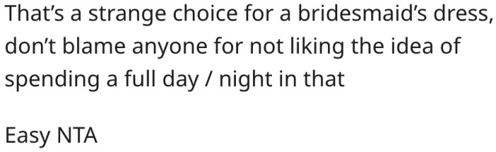 5. His sister's outfit choice is unusual.