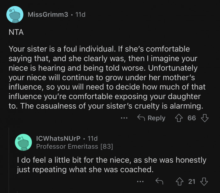 It's sad how casually cruel OP's 