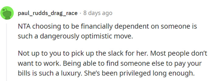 It's like she's been playing a risky game of 