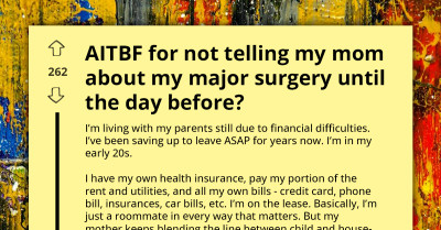 Daughter Sparks Family Chaos By Hiding Major Surgery From Overbearing Mother Until Last Minute