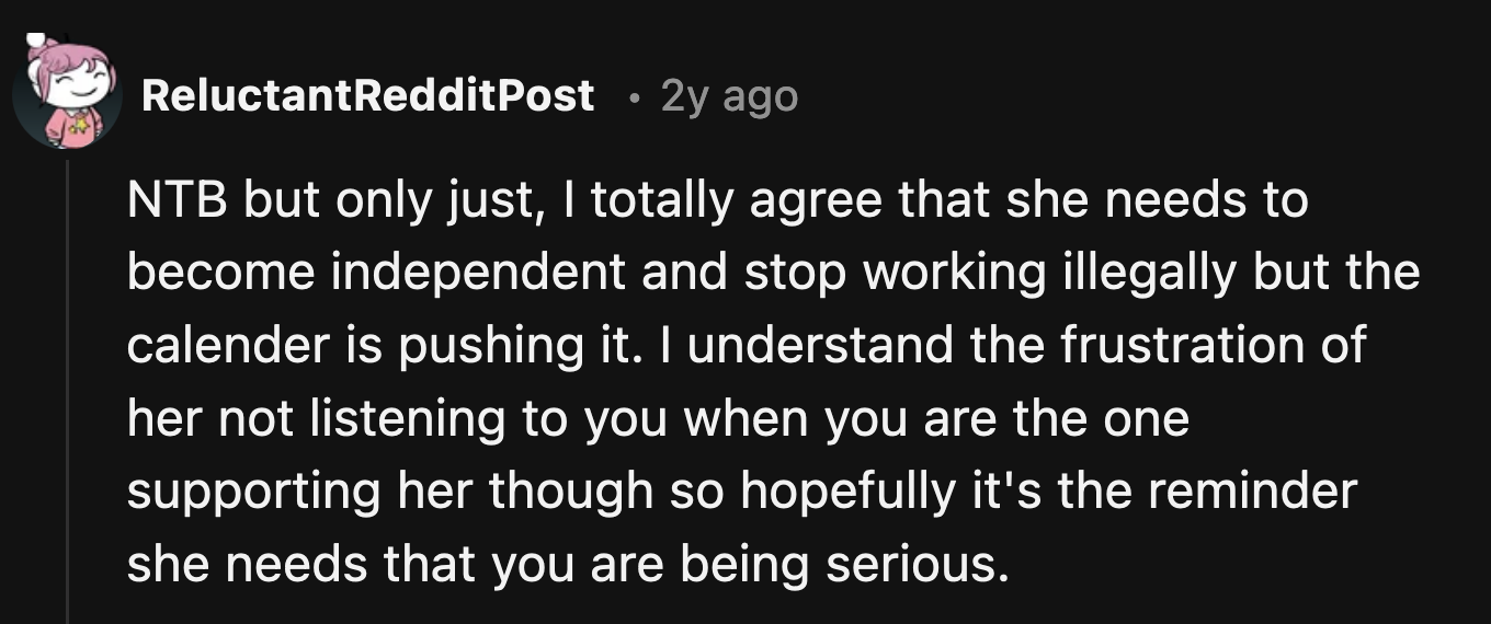 OP needs to sit Hope down. Apologizing for the calendar should be the first thing she does before they can tackle their frustrations.