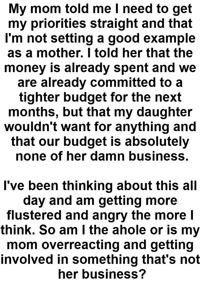 They are already committed to a tighter budget for the next months