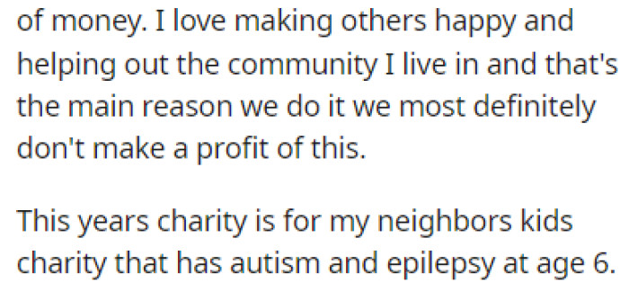 OP Explains That the Family Doesn't Make a Profit off of the Haunted House