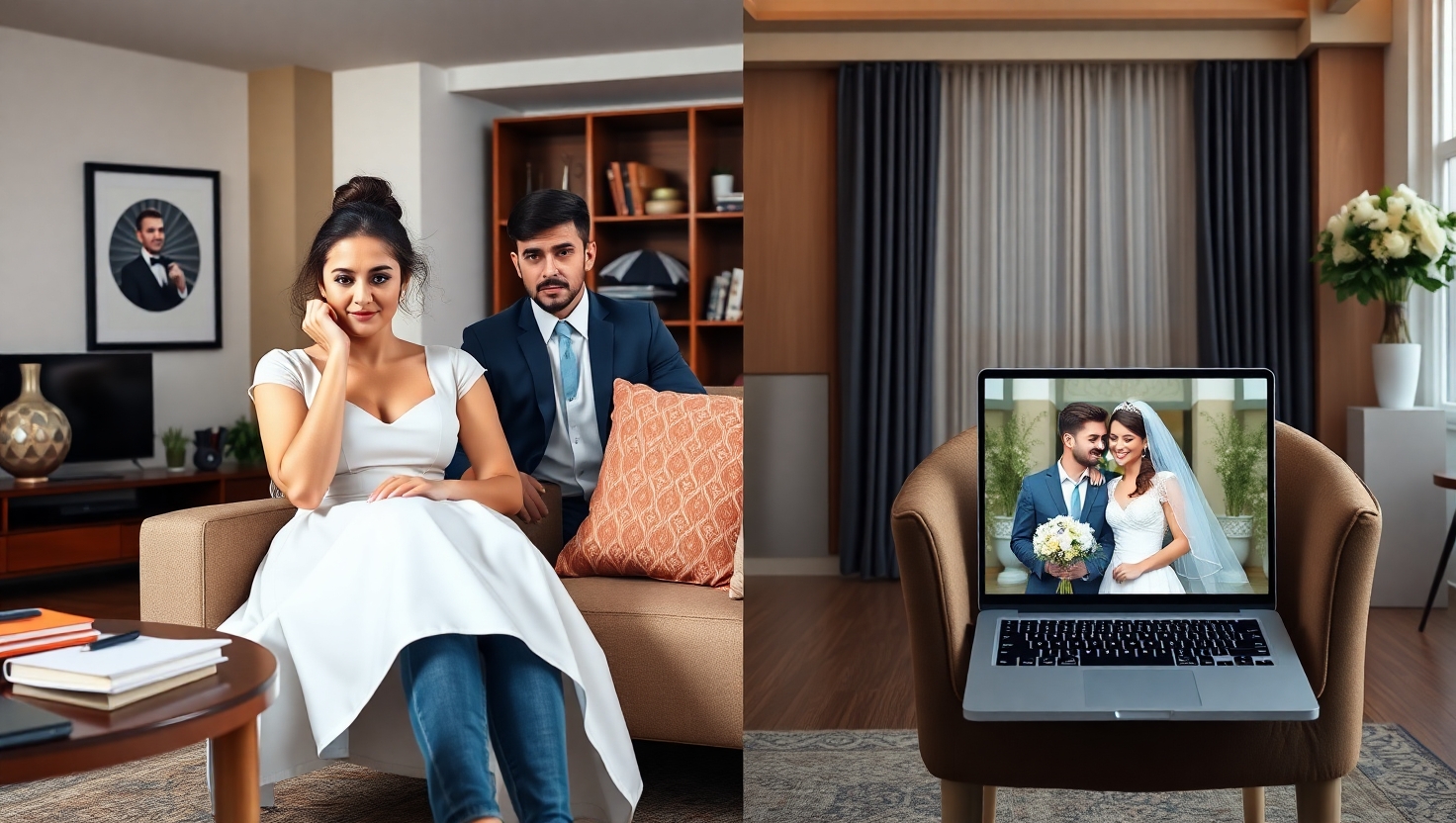 Choosing Between Partner's Job Interview and Sibling's Wedding: AITA for Attending via Video Call?