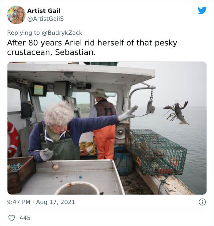 101-Year-Old Ariel: Goodbye, Sebastian!