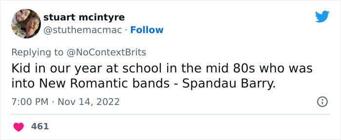 24. Heard of Spandau Barry?