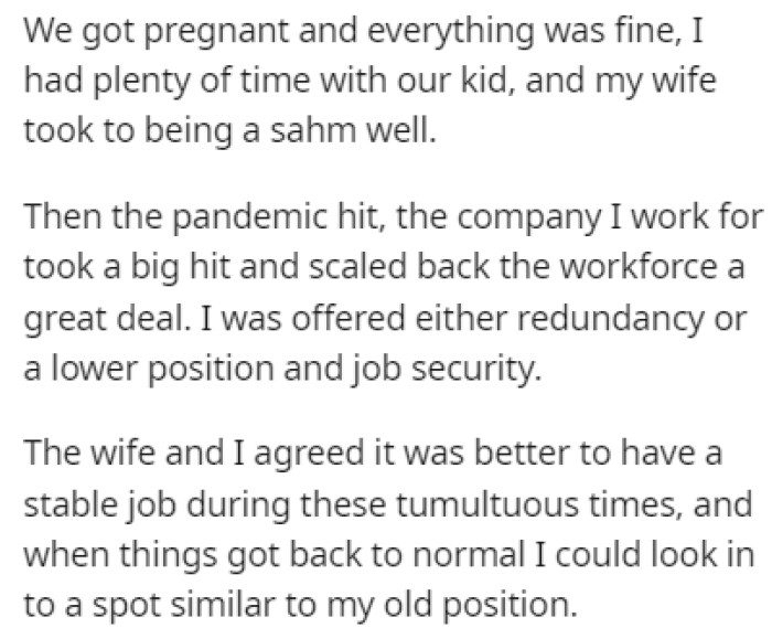 Things were going great until the pandemic hit, disrupting their plans