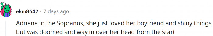8. Adriana in The Sopranos