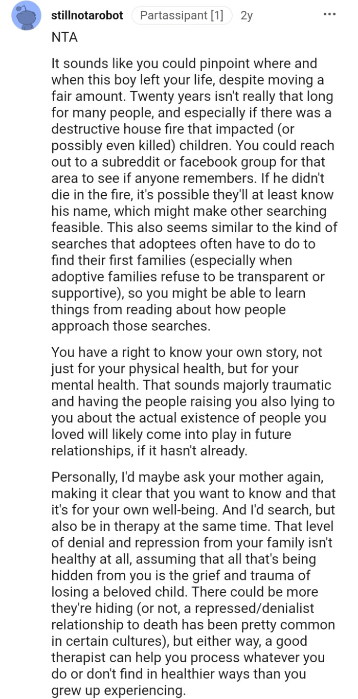 It is possible that they will at least know his name