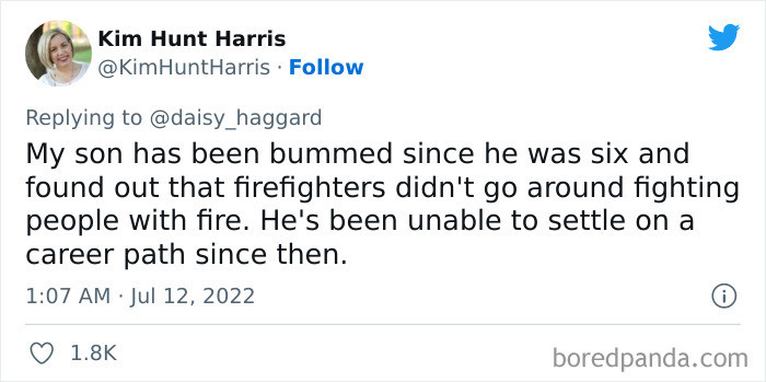 5. He just wanted to fight people with fire