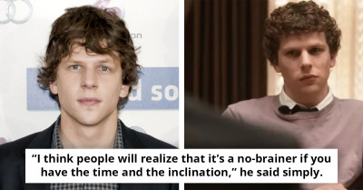 Jesse Eisenberg Chooses To Save A Life Off-Screen